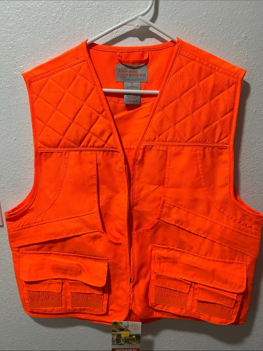 High-Visibility Orange Utility Vest